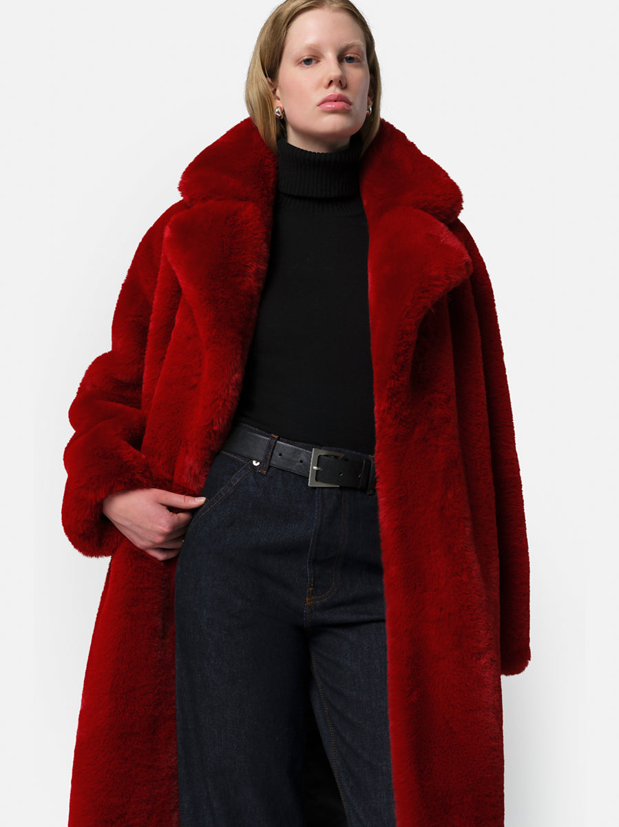 Steffi Long Coat Rouge Capricorn Store
