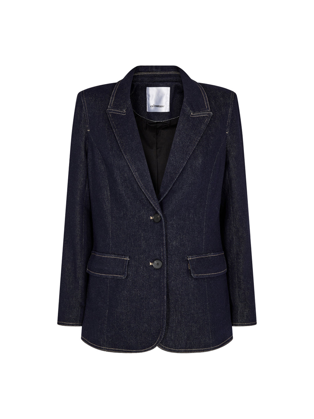 Denim blazer womens sales